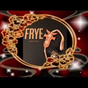 🔥Frye Leather Dusty Rose Bag Charm Fob 🔥🔥🔥👜 NWT!